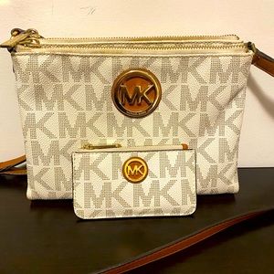 Michael Kors crossbody with a coin purse